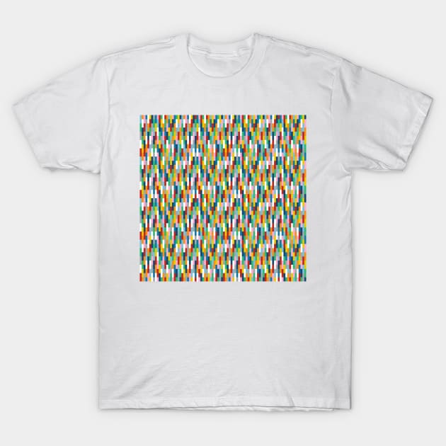 Bricks 2 Rainbow T-Shirt by ProjectM